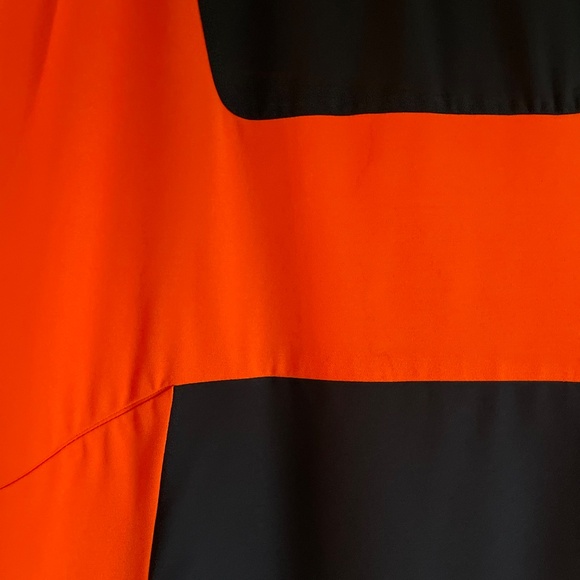 SALE! Rachel Roy Striking Orange & Navy Color Block Pullover Shift Dress~Size 12 - Picture 5 of 7